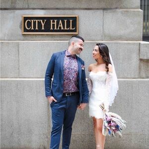 UNTAMED PETALS BY AMANDA JUDGE White Lace Wedding Dress